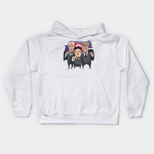 Putin Trump Kim Kids Hoodie